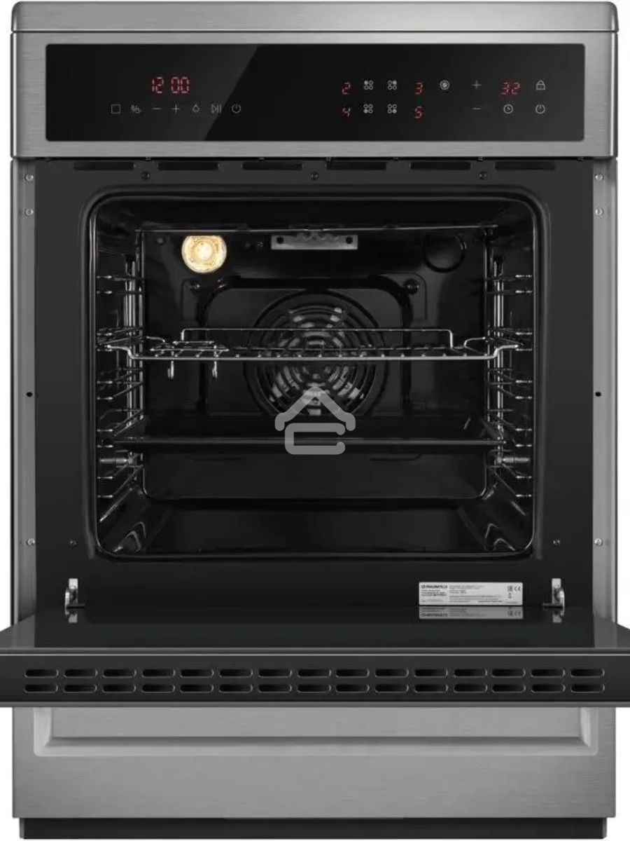 Плита электрическая Maunfeld MEC611CS10TD серебристый, конфорок 4 шт, духовка 59 л, 60 см x 85 см x 63 см