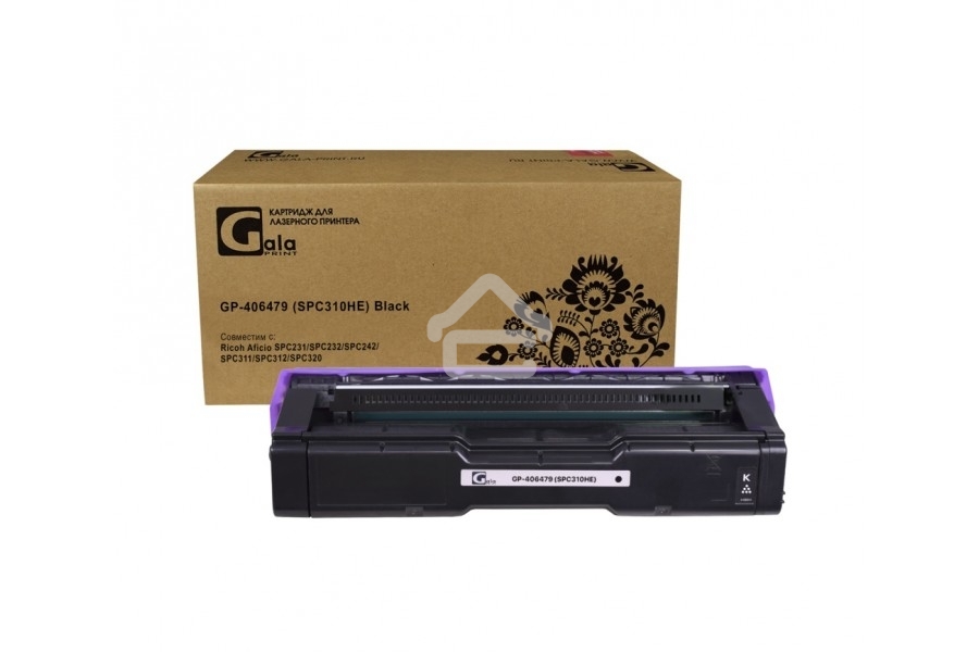 Картридж GalaPrint GP-406479 (SPC310HE) черный (6500 стр) для Ricoh Aficio SPC231/SPC232/SPC242/SPC311/SPC312/SPC320