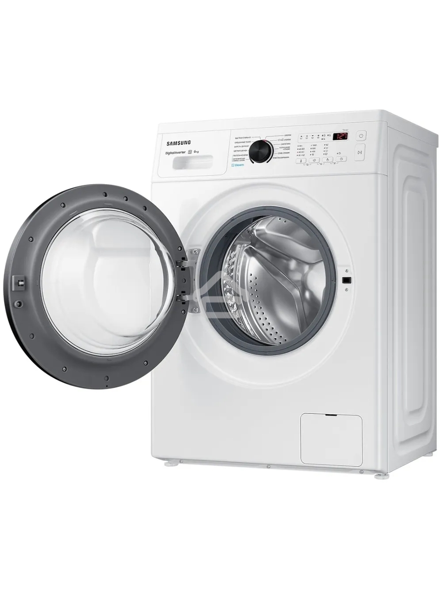 Стиральная машина Samsung WW60AG4S00CE/LD белая, загрузка фронтальная 6 кг, 1000 об/мин., класс: A