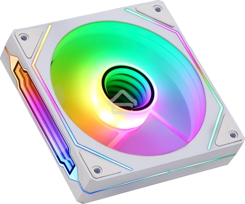 Вентилятор для корпуса Aerocool/Formula Floe 12WH ARPW ARGb белый, 120 мм, 1500 об/мин, 26.8 дБ, 4 pin