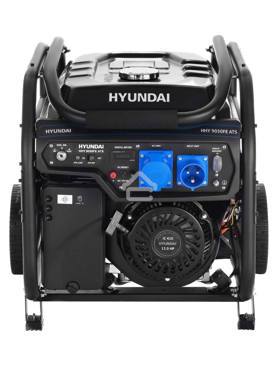Электрогенератор бензиновый Hyundai HHY 9050FE ATS, 6.5 кВт, 74 дБ, 97 кг