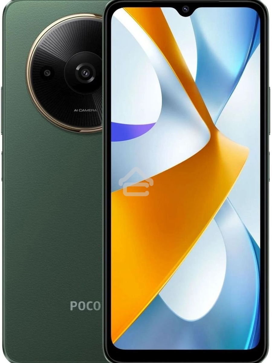 Смартфон Xiaomi POCO C61, 4/128Gb, зеленый