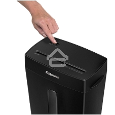 Шредер Fellowes PowerShred Р-42С черный (секр.P-4) фрагменты 8лист. 15лтр. скрепки скобы пл.карты
