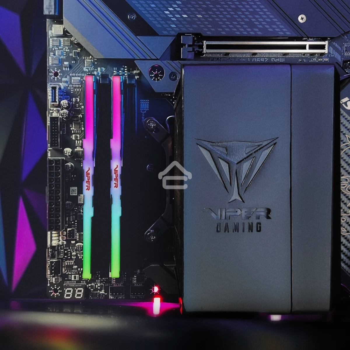 Оперативная память Patriot Viper Venom, DDR5, 48Gb (2x24 Gb), 6000 MHz, CL30, DIMM, радиатор, RGb, черный