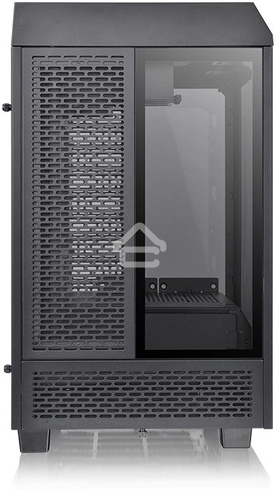 Компьютерный корпус Thermaltake The Tower 100 черный без БП ATX 2x120мм 2xUSB 3.0 1xUSB3.1 audio bott PSU
