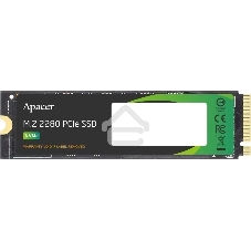 Накопитель SSD Apacer AS2280P4U, 256Gb, M.2 2280, PCIe 3.0 x4, NVMe, R/W 3500/1200