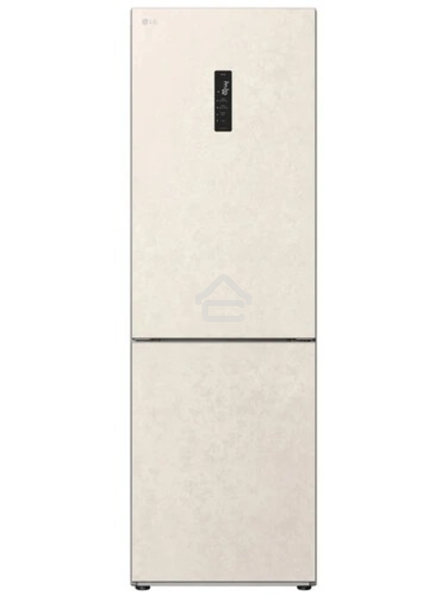 Холодильник LG GC-B459AEMW бежевый двухкамерный 234/110л морозилка снизу