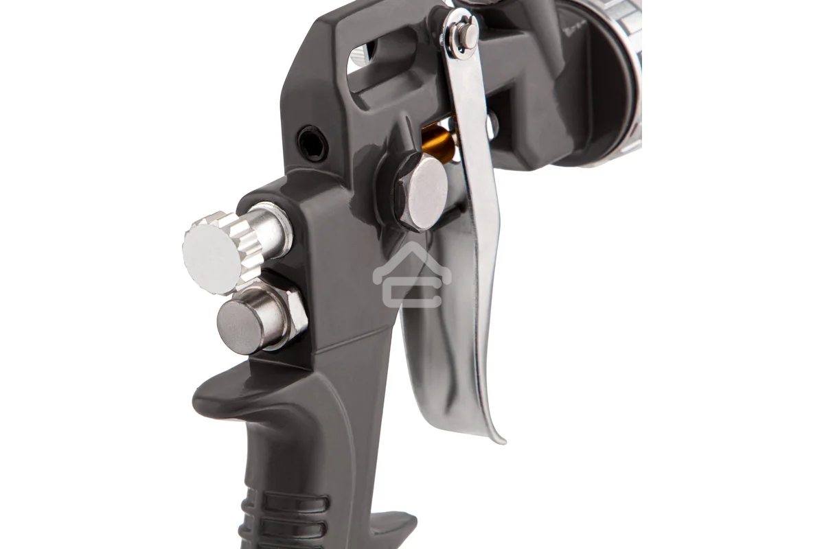 Набор пневмоинструмента Matrix, 5 предметов, быстросъемное соед. краскорасп. с верхним бачком