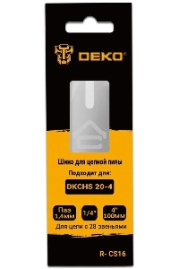 Шина для цепных пил Deko R-CS16 1/4