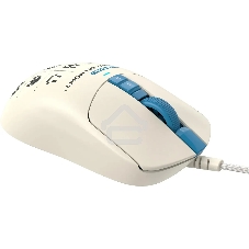 Мышь проводная A4Tech Bloody W72 Ultra Pixels Blue рисунок/бежевый/голубой, 20000 dpi, USB, кнопки - 7