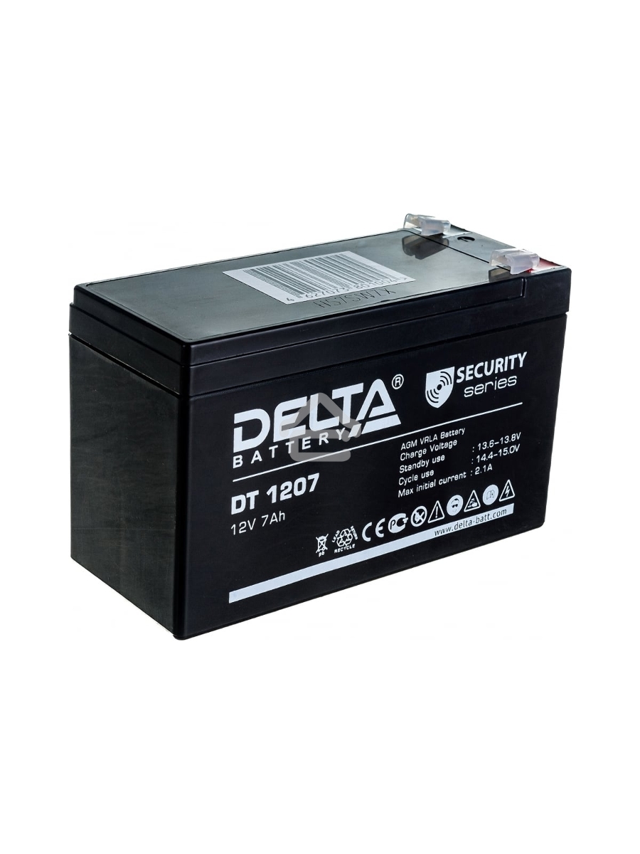 Батарея Delta DT 1207 (12V, 7Ah)