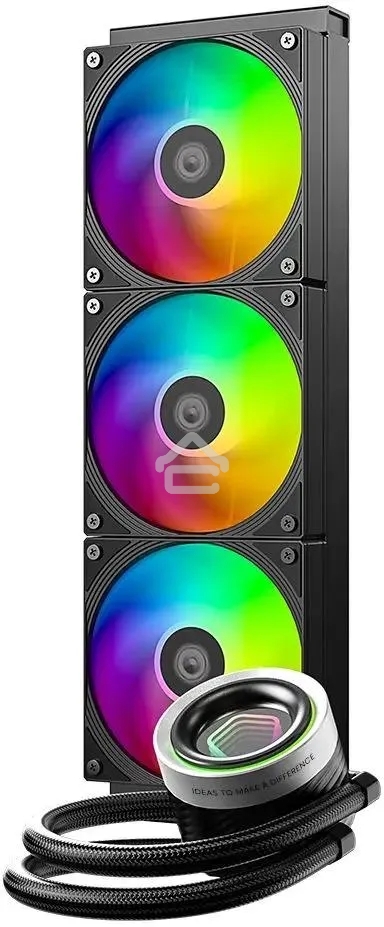 Система жидкостного охлаждения для процессора ID-COOLING FX360 INF черный 120мм алюминий+медь 2000rpm 27.2db 4-pin 350W