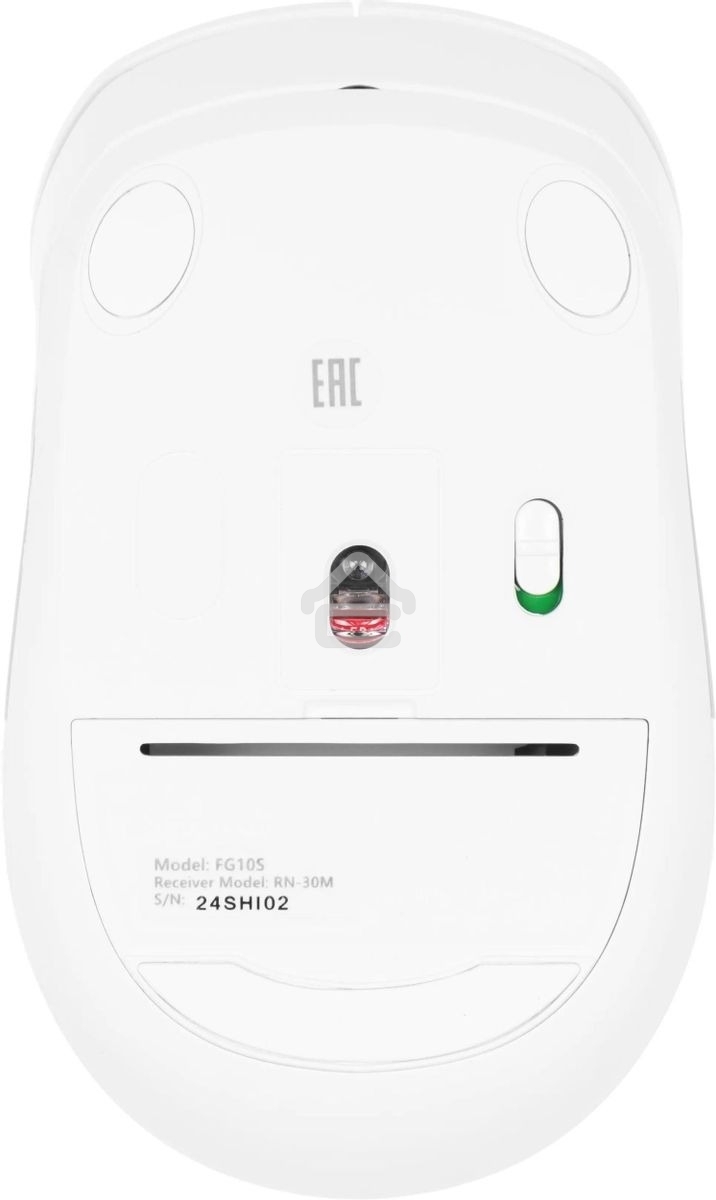 Мышь беспроводная A4Tech Fstyler FG10S белый/серый, 2000 dpi, радиоканал, USB, кнопки - 4