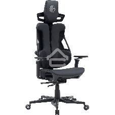 Кресло компьютерное Cactus CS-CHR-DUO-BBK черный, кожзам