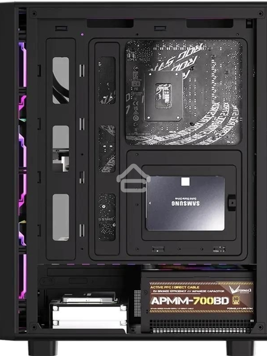 Компьютерный корпус Aerocool / Formula MANA DYNAMIC черный без БП ATX 6x120mm 2xUSB3.0 1xUSB3.1 audio bott PSU