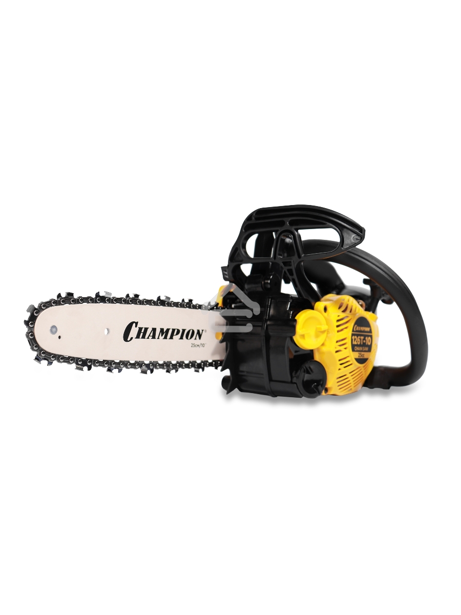 Бензопила CHAMPION 126T-10 { 1,15кВт 25см? 2,4кг }