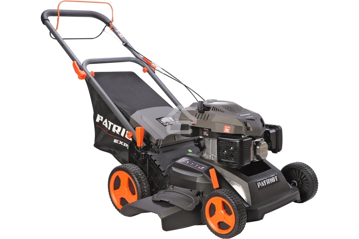 Газонокосилка бензиновая PATRIOT PT 66LS, 201сс, 6,5л.с., 66см, 70л. трав., метал. дека, привод на колеса, мульчирование, боковой выброс, 2 ножа