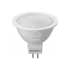 Лампа светодиодная ОНЛАЙТ 71637 OLL-MR16-5-230-3K-GU5.3