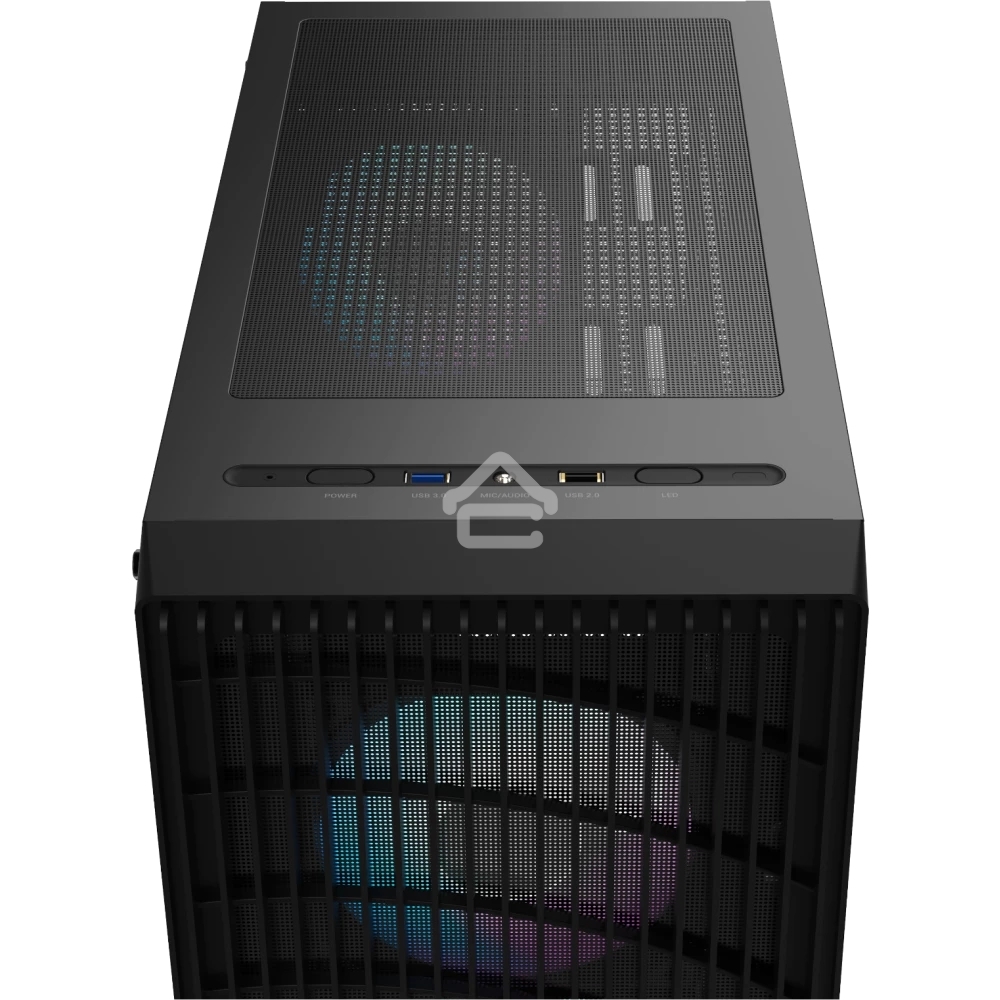 Компьютерный корпус Ocypus Gaммa C70 BK ARGB ATX/win/black/4 ARGB fans/no PSU/Tempered Glass