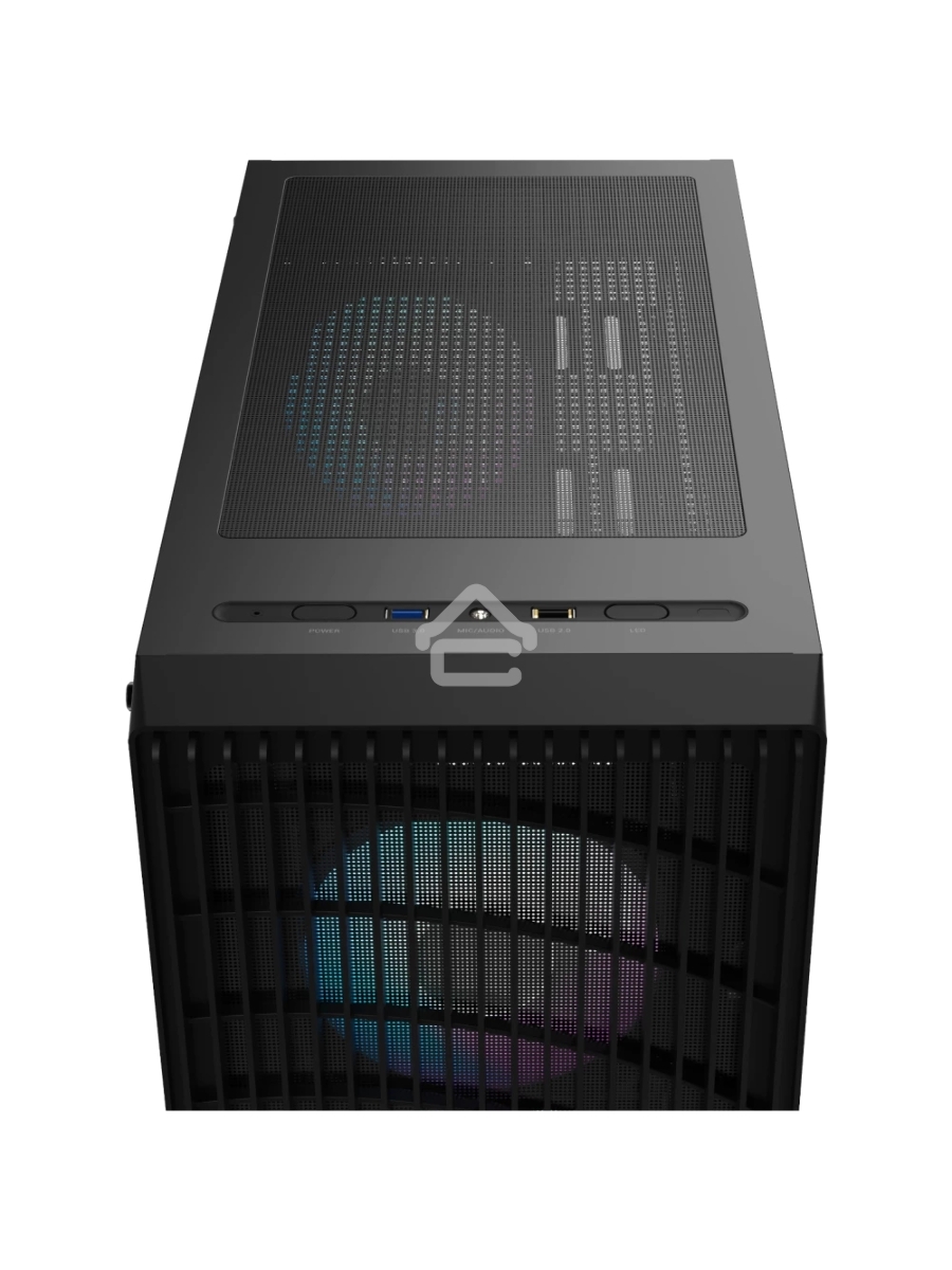 Корпус Ocypus Gamma C70 BK ARGB ATX / win / black / 4 ARGB fans / no PSU / Tempered Glass
