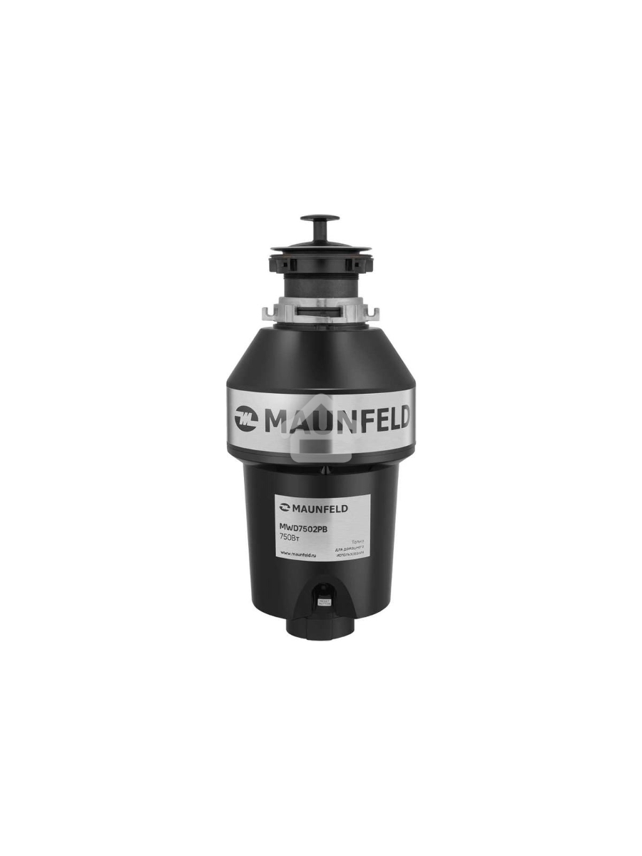 Измельчитель пищевых отходов с пневмокнопкой Maunfeld MWD7502PB черный