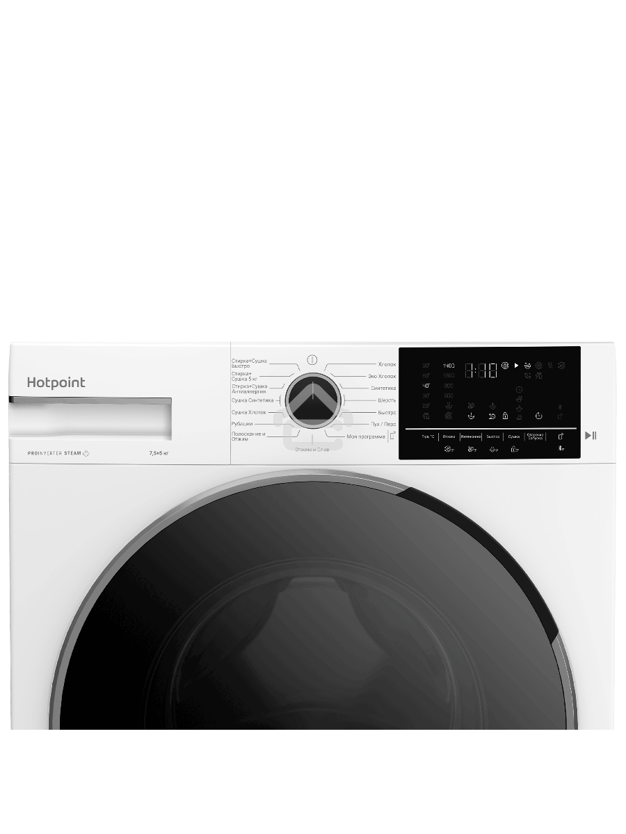 Стиральная машина с сушкой Hotpoint WDSH 75549 VWX белый, 7,5 кг
