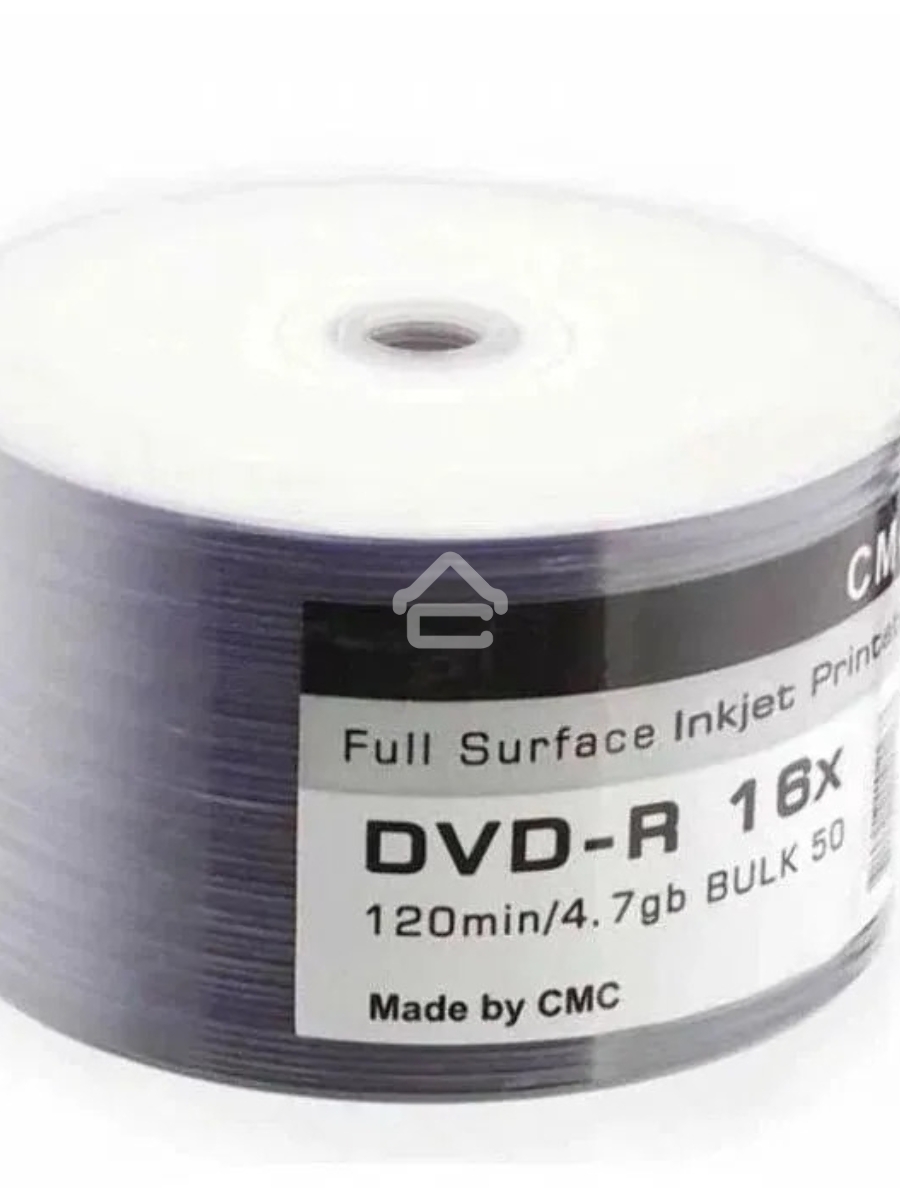 Диски CMC DVD-R 4,7 GB 16x Bulk/50 Full Ink Print 