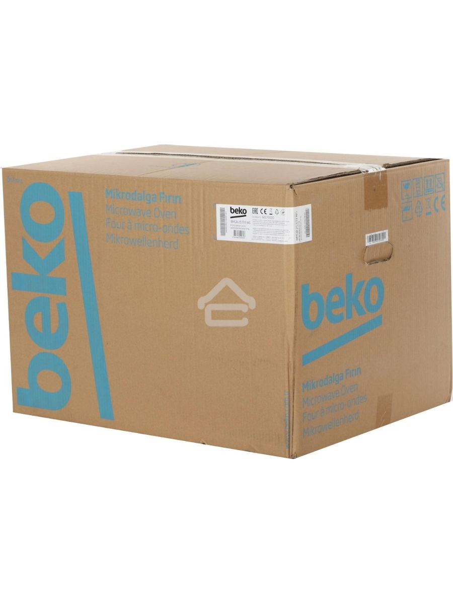 Микроволновая печь встраиваемая Beko BMGB 25333 WG белый, 25 л, 900 Вт, переключатели - поворотный механизм/сенсор