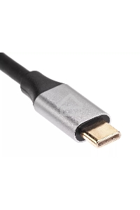 Кабель-концентратор USB3.1 TypeCm -->HDMI+USB3.0+PD+VGA Alum Grey 4K@30Hz, Telecom<TUC055>