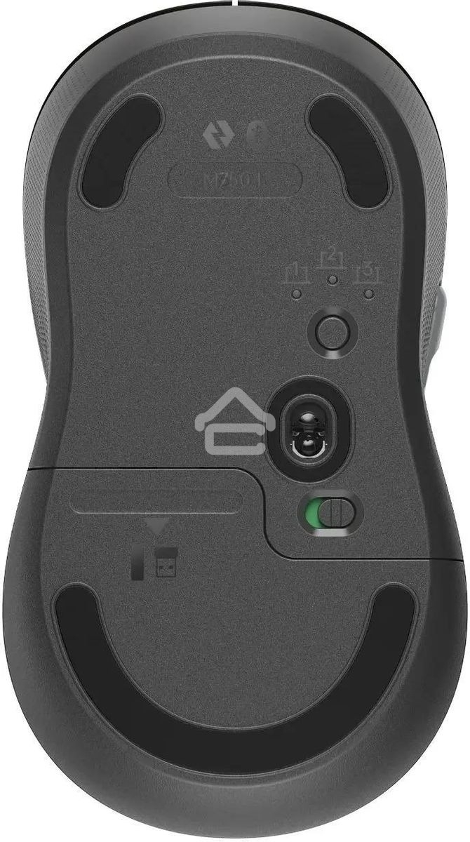 Мышь беспроводная Logitech M750 L Large графитовый, 4000 dpi, радиоканал, Bluetooth, USB, кнопки - 5