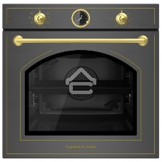 Духовой электрический шкаф Zigmund & Shtain E 166 B черный/бронза