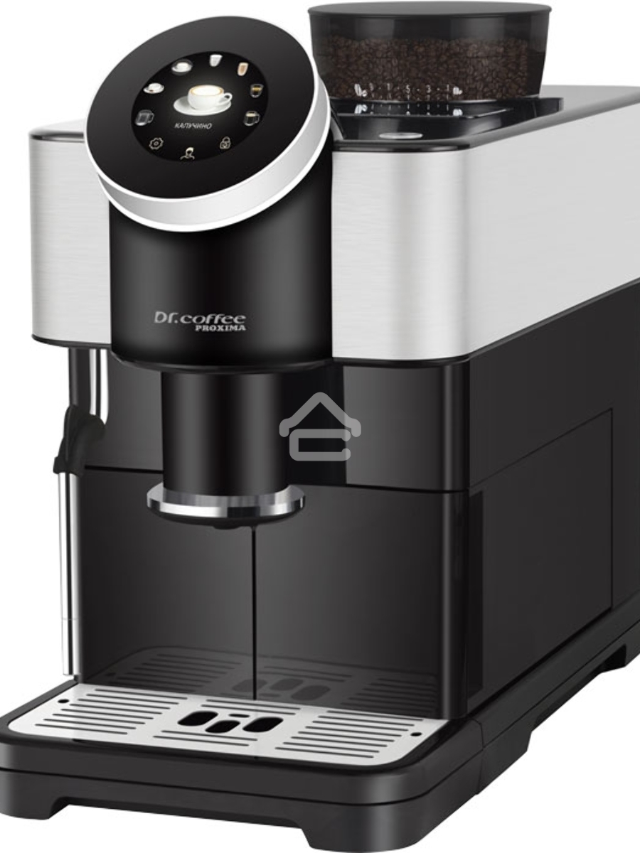 Кофемашина автоматическая Proxima 2000391272961 DR.COFFEE H1 черный, исп. кофе - зерновой/молотый, 1.5 л, 1450 Вт, 15 Бар.
