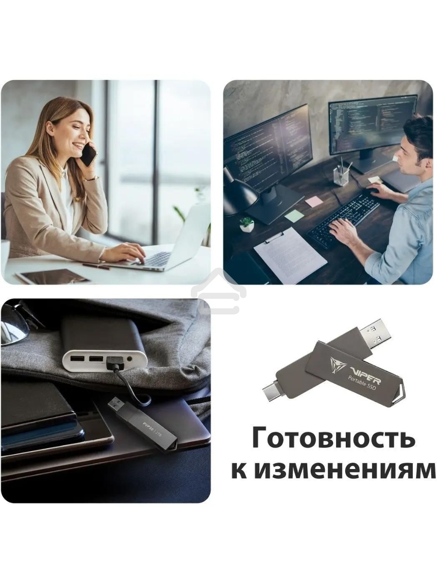 Накопитель SSD Patriot Viper PVP30 USB-C 2TB 2.5