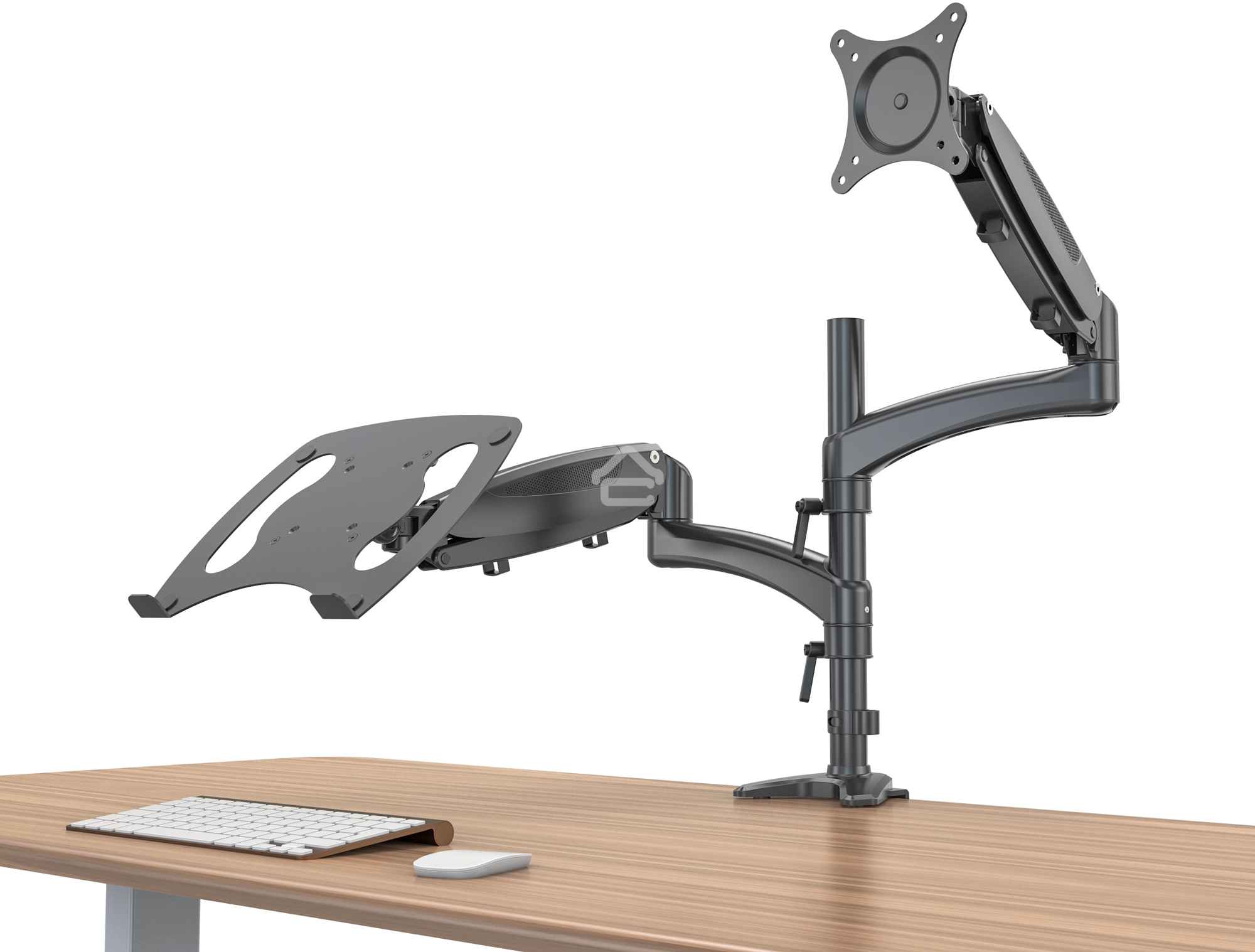 Кронштейн для монитора/ноутбука Cactus CS-VM-LH08-BK черный 13