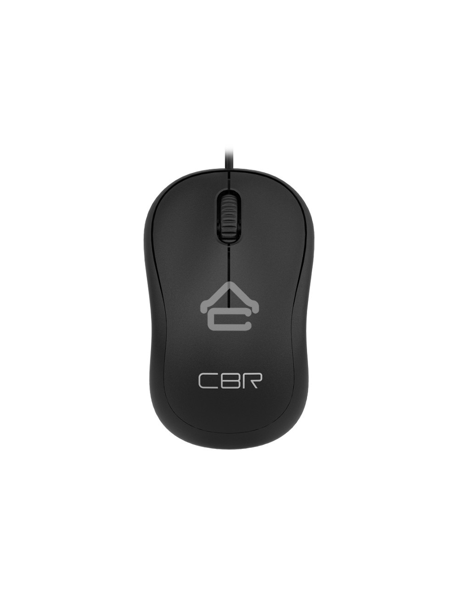 Мышь проводная CBR CM 106 черный, 1000 dpi, USB, кнопки - 3