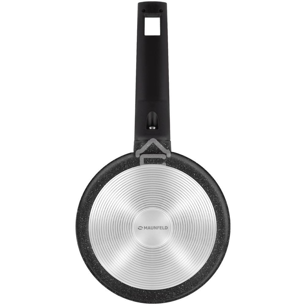 Ковш Maunfeld Galaxite MF18GLX01SP из литого алюминия со стеклянной крышкой, 18 см, 1,6 л