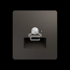 Подсветка настенная Kranz ROUND для ног с/у титан Подсветка настенная Kranz ROUND для ног с/у титан