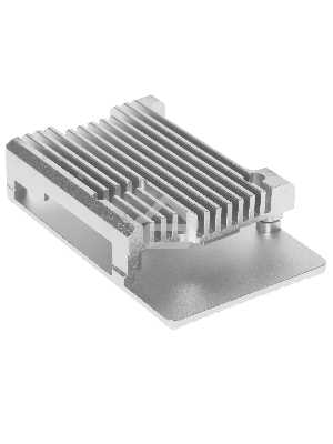Корпус Qumo Aluminum case without fan,  Raspberry Pi 3, silver(RS024)
