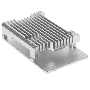 Корпус Qumo Aluminum case without fan,  Raspberry Pi 3, silver(RS024)
