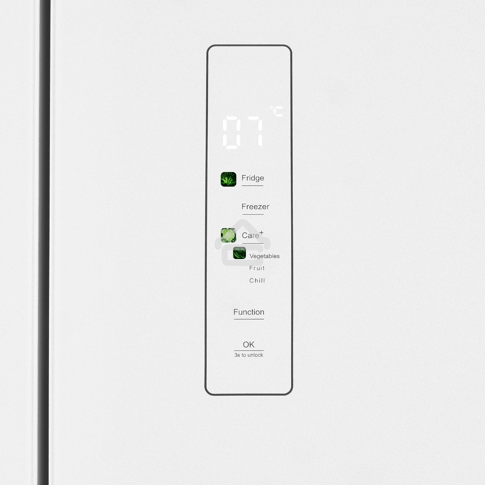 Холодильник Maunfeld MFF183NFWE белый трехкамерный инвертор 270/135л морозилка снизу, Total NoFrost, Side by Side