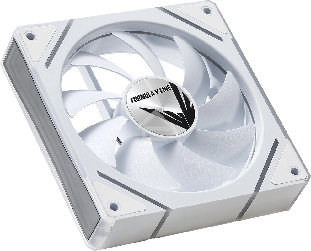 Вентилятор для корпуса Aerocool/Formula Floe Plus 12WH ARPW ARGb белый, 120 мм, 1500 об/мин, 26.8 дБ, 4 pin