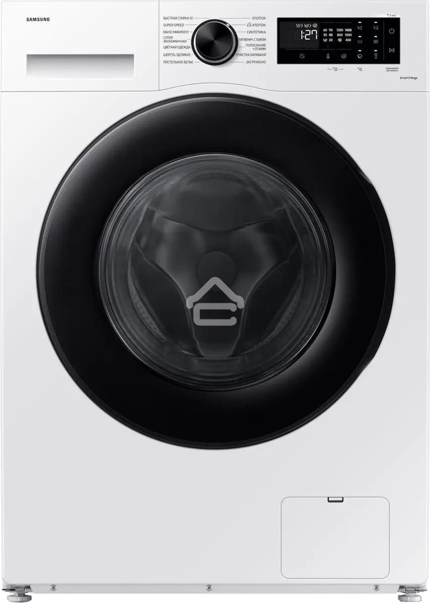 Стиральная машина Samsung WW11CGC04CAELP белый/черный, загрузка фронтальная 11кг, 1400 об/мин, класс: A