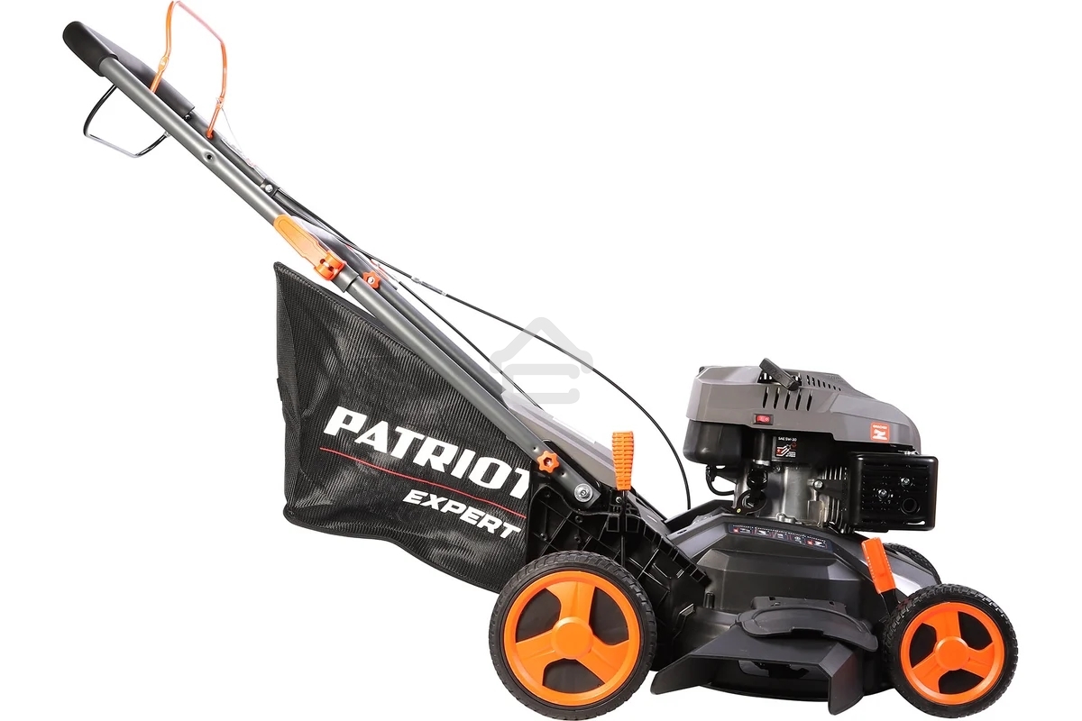 Газонокосилка бензиновая PATRIOT PT 66LS, 201сс, 6,5л.с., 66см, 70л. трав., метал. дека, привод на колеса, мульчирование, боковой выброс, 2 ножа