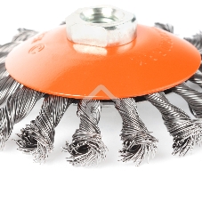 Щетка EDGE by PATRIOT тарельчатая 115ммХМ14 витая проволока