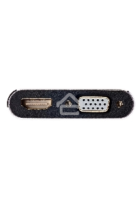 Кабель-концентратор USB3.1 TypeCm -->HDMI+USB3.0+PD+VGA Alum Grey 4K@30Hz, Telecom<TUC055>