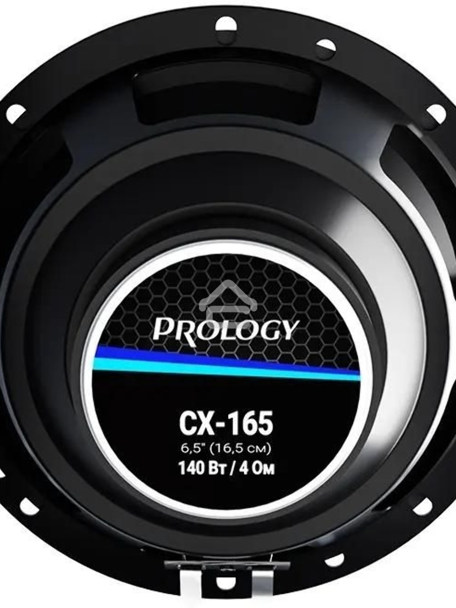 Колонки автомобильные Prology CX-165 140Вт 89дБ 4Ом 16см (6.5дюйм) (ком.:2кол.) коаксиальные двухполосные