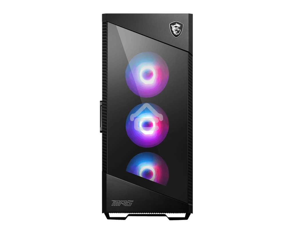 Компьютерный корпус MSI MPG VELOX 100R 2xUSB 3.0, 1xType C, 4x120мм ARGb Fan, ARGb Control Board, Tempered Glass Window, Glass Front Panel, Brown Box (829315)