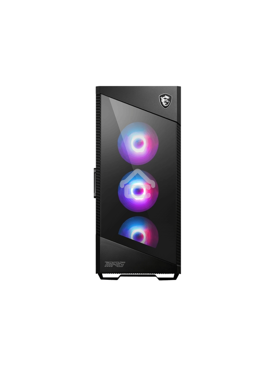 Компьютерный корпус MSI MPG VELOX 100R 2xUSB 3.0, 1xType C, 4x120mm ARGB Fan, ARGB Control Board, Tempered Glass Window, Glass Front Panel, Brown Box (829315)