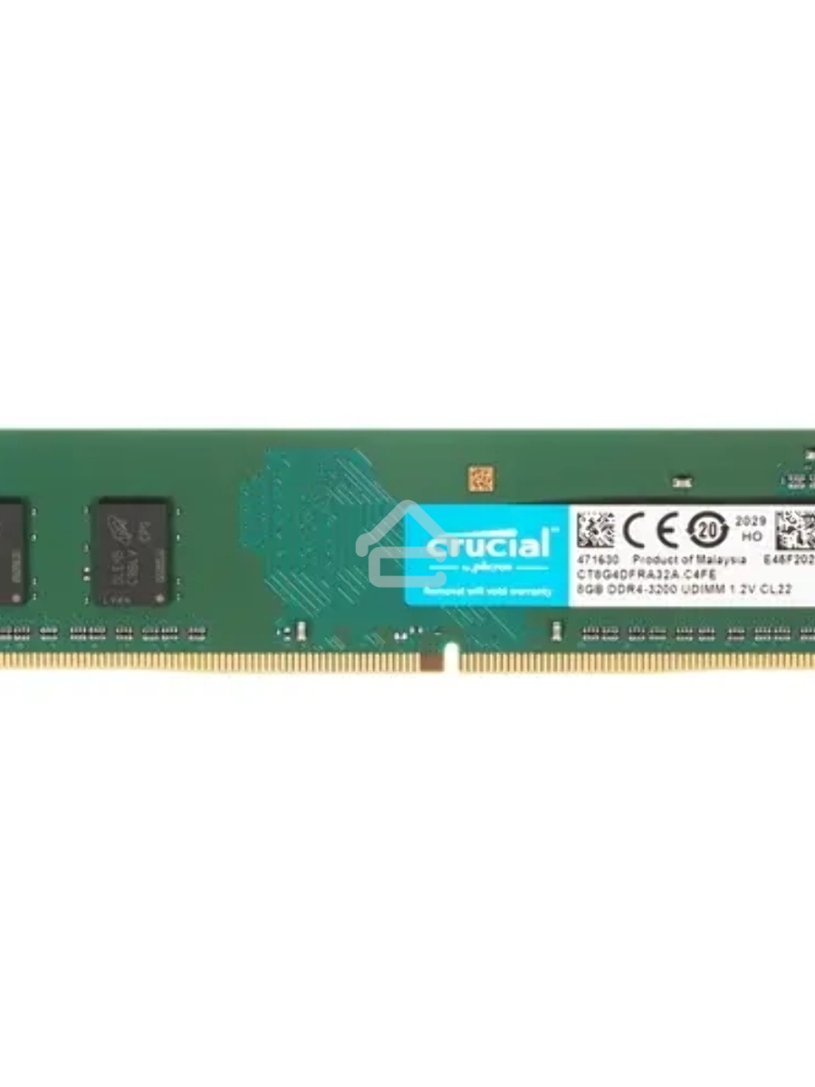 Оперативная память Crucial, DDR4, 8GB (1x8GB), 3200MHz, CL22, DIMM