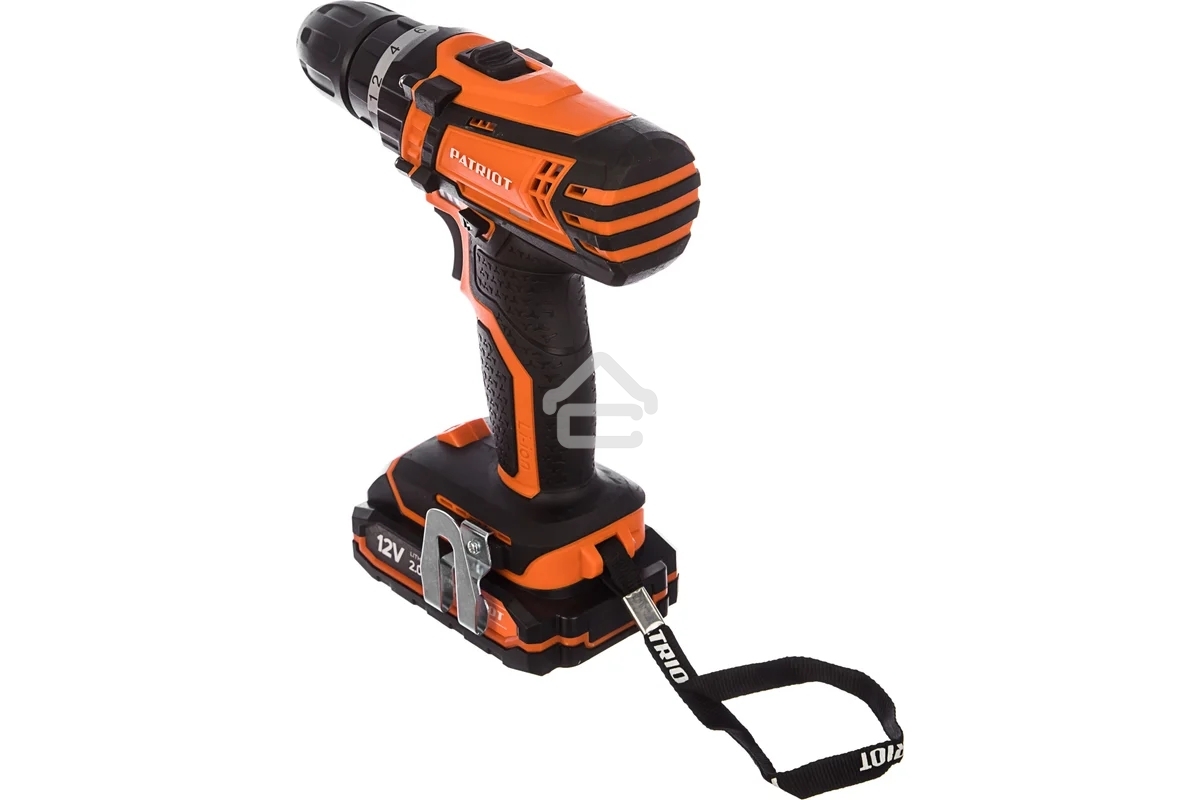 Дрель-шуруповерт аккумуляторная Patriot BR 111ES, Аккумуляторная, 12В, 2 АКБ, Кейс